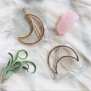 🆕 Moon Hair Clip Set